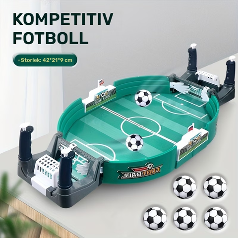 Jogo de Futebol de Mesa, 6 Bolas – Ganha Quem Chegar Primeiro aos 10 Pontos
